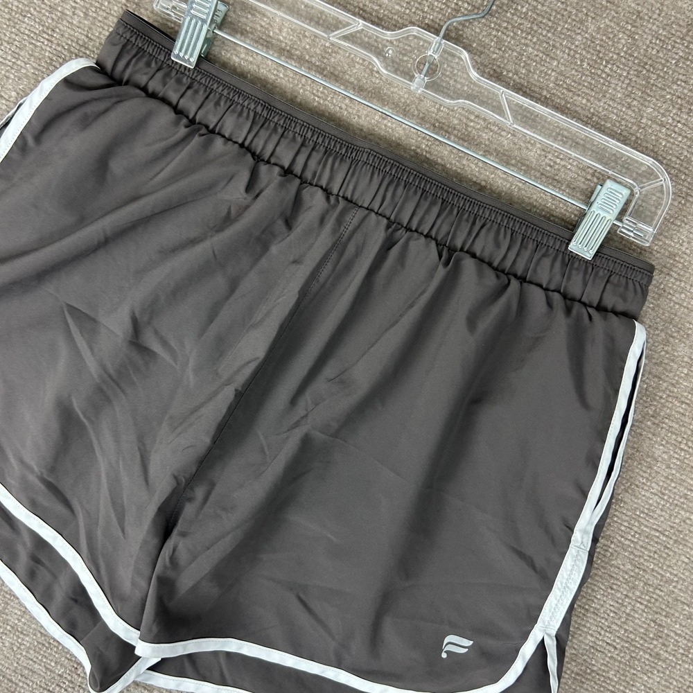 Fabletics Heritage Dolphin Shorts Womens M Black Drawstring Stretch Athletic